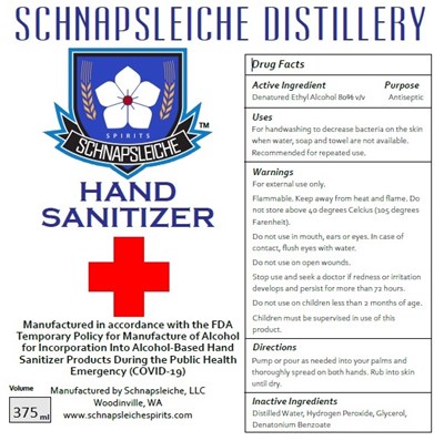 Purpose (Schnapsleiche Hand Sanitizer   Light   375ml)